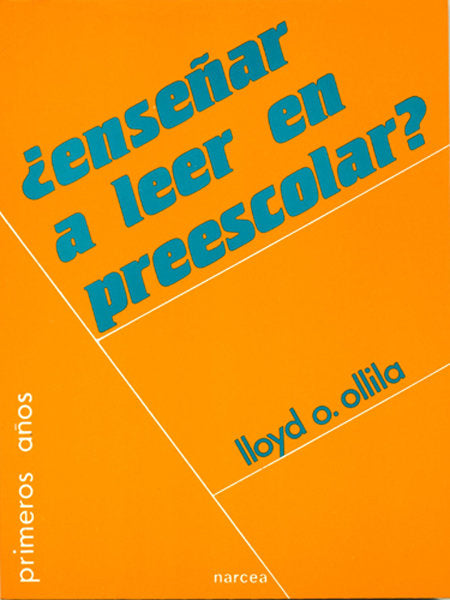 Enseñar a leer en Preescolar?, de Ollila, Lloyd O. | portada del libro