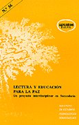 LECTURA Y EDUCACION PARA LA PAZ, de MARTINEZ SANTTAMARIA | portada del libro