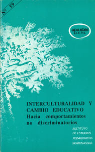 Interculturalidad y cambio educativo, de ELOSUA, M. ROSA | portada del libro