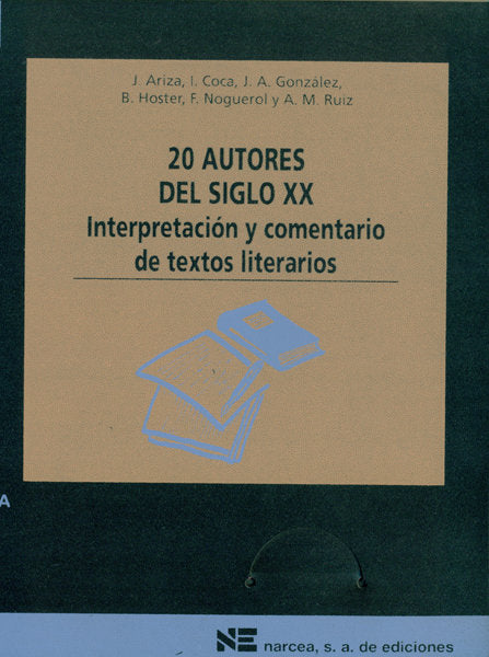 Veinte autores del siglo XX, de Ariza Conejero, Julio | portada del libro
