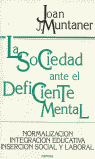 La sociedad ante el deficiente mental, de MUNTANER | portada del libro