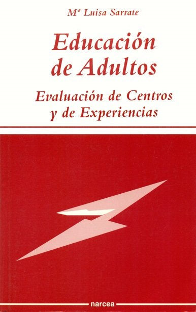 Educación de adultos, de Sarrate Capdevila | portada del libro