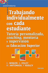 Trabajando individualmente con cada estudiante, de Wisker, Gina | portada del libro