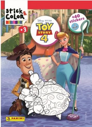 STICK AND STACK TOY STORY 4, de PANINI BOOKS | portada del libro