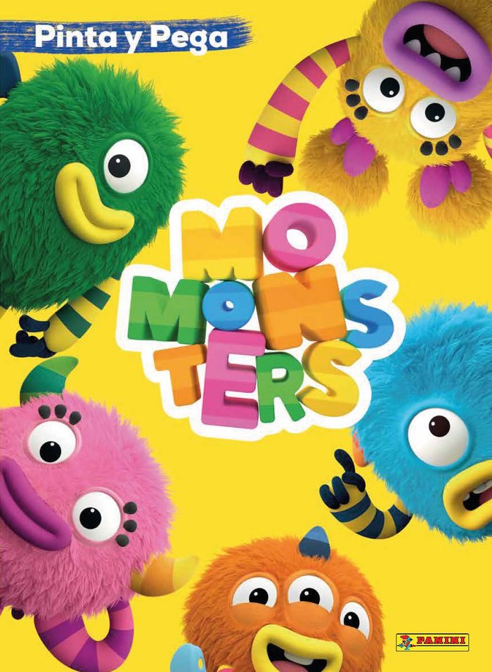 PINTA Y PEGA MOMONSTERS, de AA.VV. | portada del libro