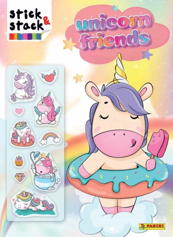 STICK&STACK UNICORNS AND FRIENDS, de AA.VV. | portada del libro