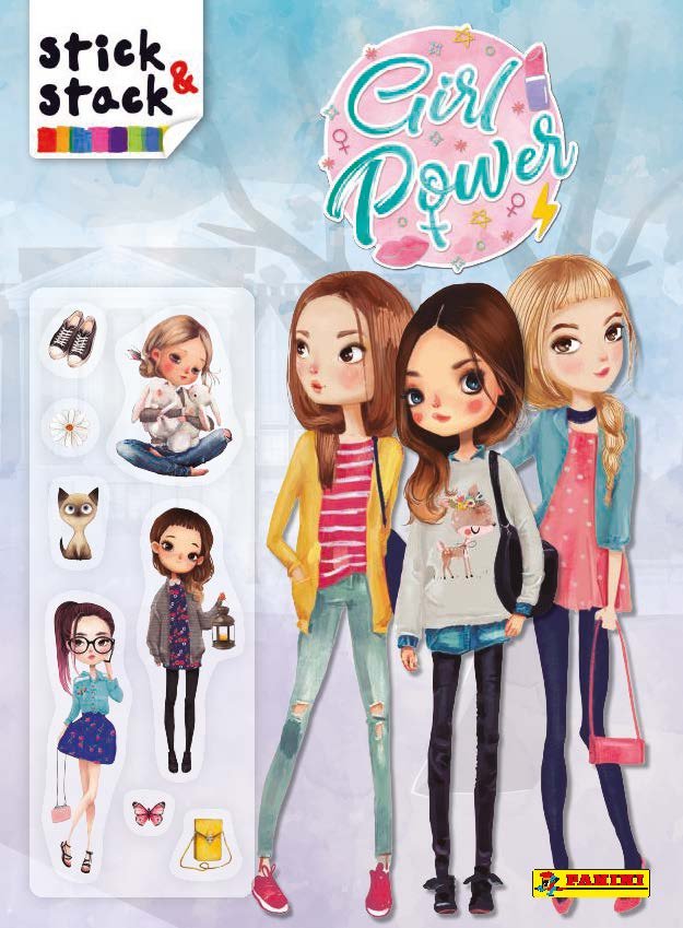GIRL POWER 272 STICK & STACK, de PANINI | portada del libro