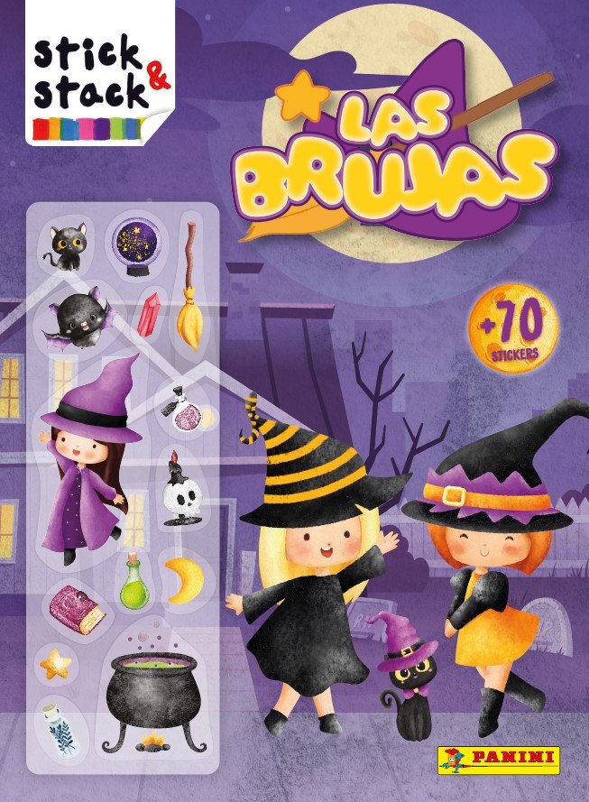 LAS BRUJAS STICK, de PANINI | portada del libro