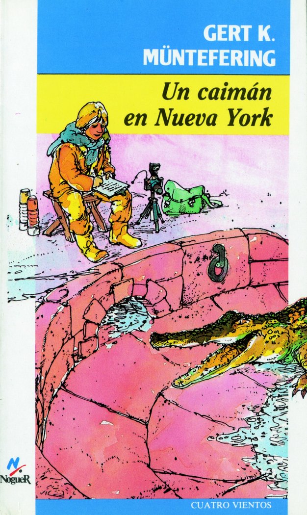 Un caimán en Nueva York, de GERT K.MÜNTEFERING | portada del libro