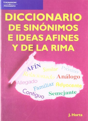 DIC.SINONIMOS E IDEAS AFINES Y DE LA RIMA, de HORTA MASSANES | portada del libro