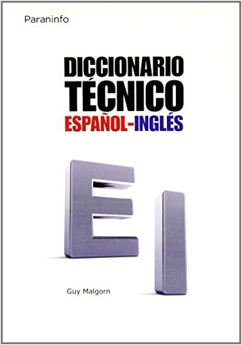 Diccionarioátécnicoáespañol-inglés, de MALGORN , GUY | portada del libro