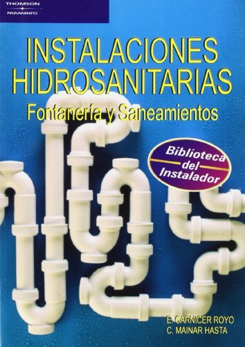 INSTALACIONES HIDROSANITARIAS PARANINFO, de CARNICERO ROYO | portada del libro