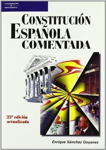 Constitución española comentada, de SANCHEZ GOYANES, ENRIQUE | portada del libro