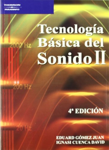 Tecnología básica del sonido II, de CUENCA DAVID, IGNASI | portada del libro