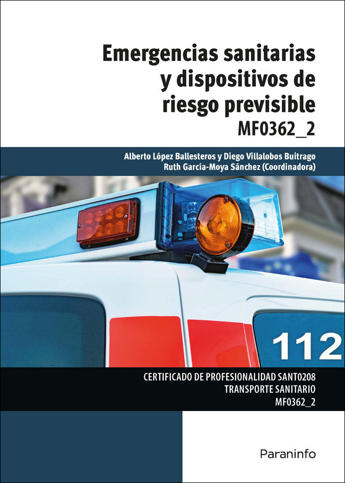 Emergencias sanitarias y dispositivos de riesgo previsible, de GARCÃA-MOYA SÃNCHEZ, RUTH | portada del libro