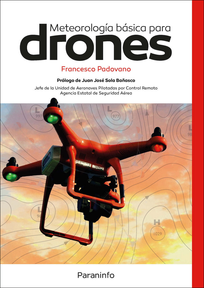 Meteorología básica para drones, de PADOVANO , FRANCESCO DANIELE | portada del libro