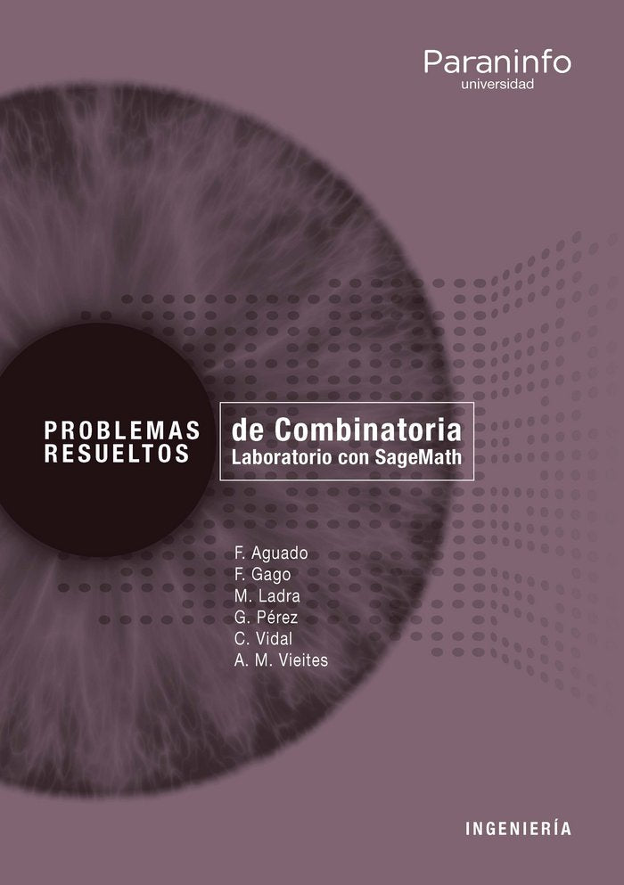 Problemas resueltos de Combinatoria. Laboratorio con SageMath, de VIEITES RODRÍGUEZ, ANA MARÍA | portada del libro
