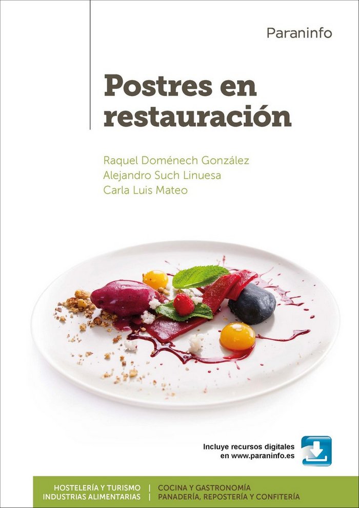 Postres en restauración, de HERREROS GONZÁLEZ, RAQUEL | portada del libro