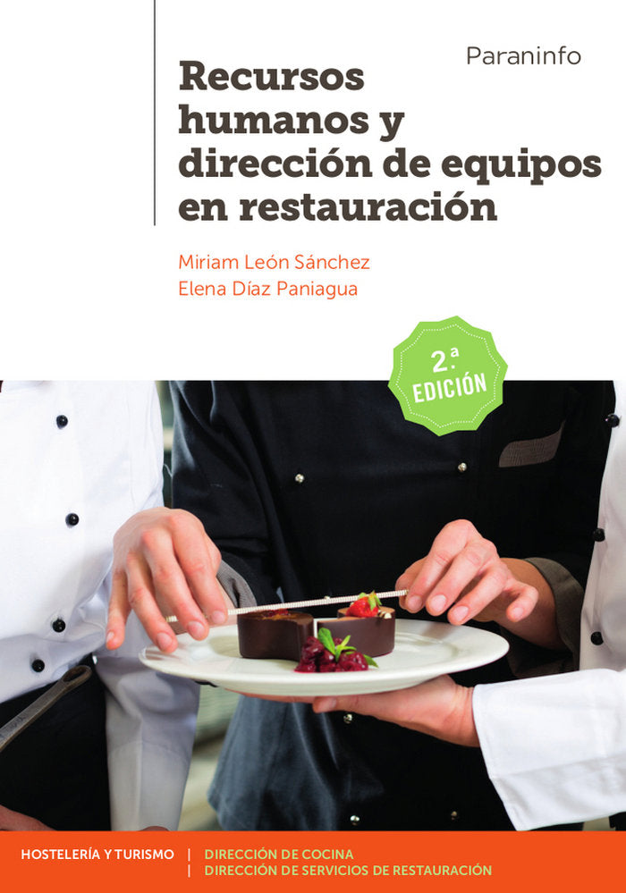 Recursos humanos y dirección de equipos en restauración 2.ª edición, de DÃAZ PANIAGUA, ELENA | portada del libro