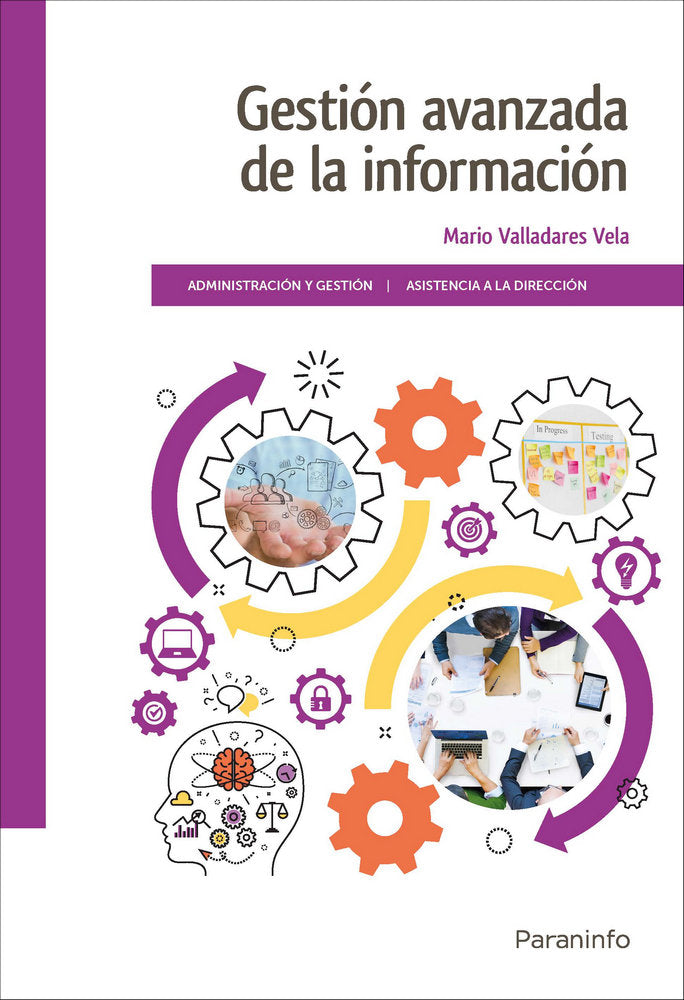 Gestión avanzada de la información, de VALLADARES VELA, MARIO | portada del libro
