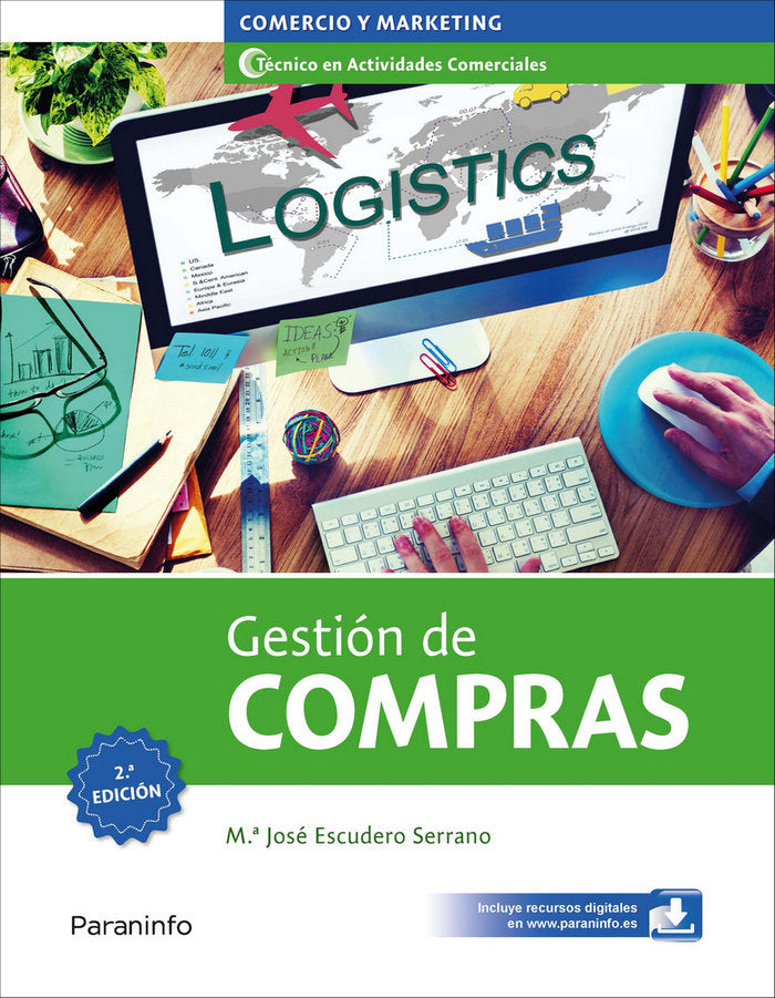 Gestión de compras 2ª edición 2019, de ESCUDERO SERRANO, MARÃA JOSÃ‰ | portada del libro