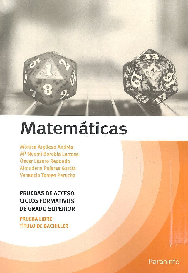 Matemáticas. Temario Pruebas de Acceso a Ciclos Formativos de Grado Superior, de PAJARES GARCÃA, ALMUDENA | portada del libr