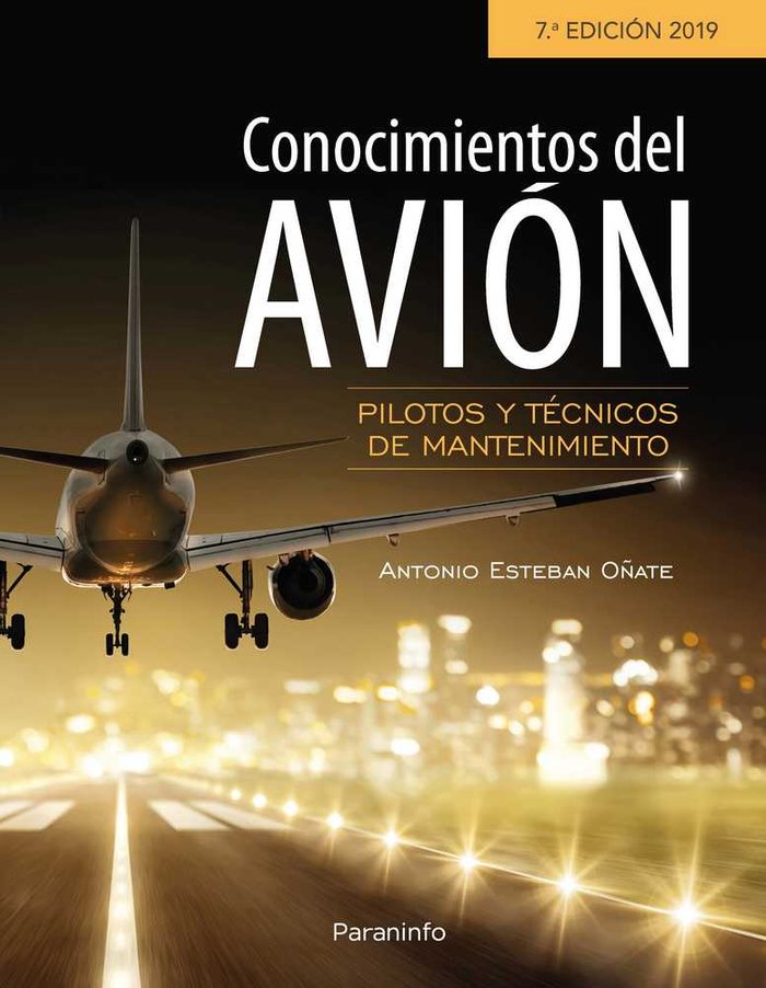 Conocimientos del avión 7.ª edición 2019, de ESTEBAN OÑATE, ANTONIO | portada del libro