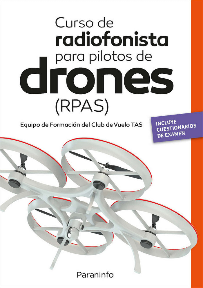 Curso de radiofonista para pilotos de drones (RPAS), de GARCÃA-CABAÃ‘AS BUENO, JOSE ANTONIO | portada del libro