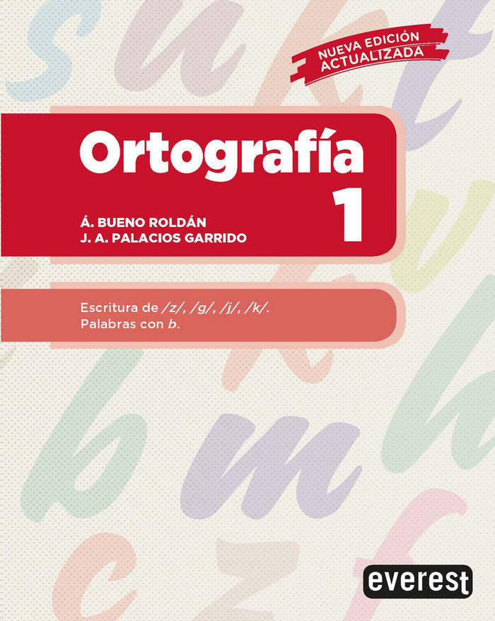 Ortografía 1, de PALACIOS GARRIDO, JOSE ANTONIO | portada del libro