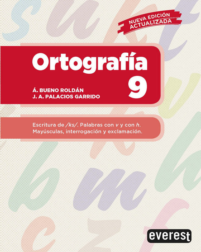Ortografía 9, de PALACIOS GARRIDO, JOSE ANTONIO | portada del libro