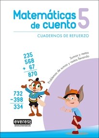 MATEMATICAS DE CUENTO 5 SUMAS Y RESTAS | portada del libro