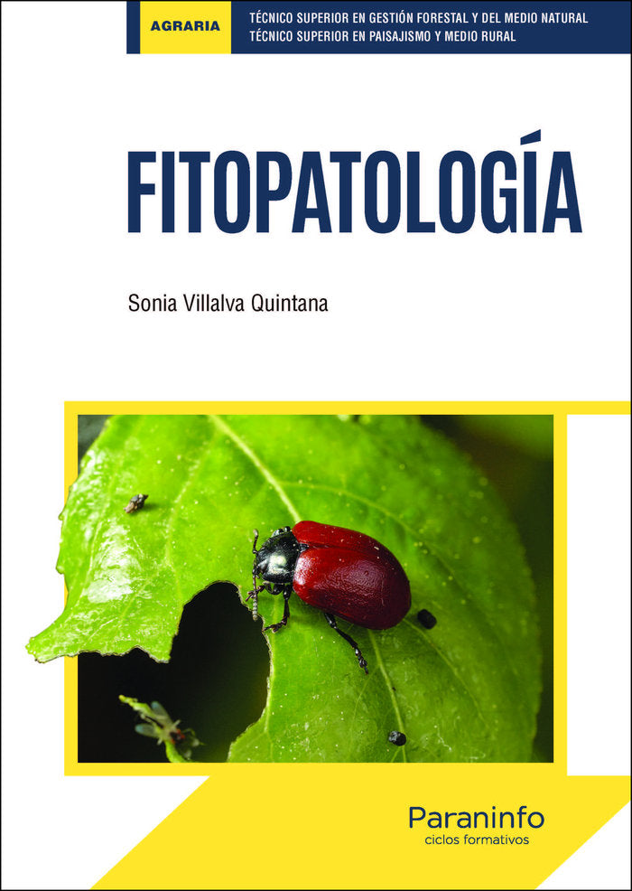 FITOPATOLOGIA, de VILLALVA QUINTANA, SONIA | portada del libro