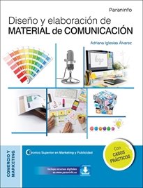 DISEÑO Y ELABORACION DE MATERIAL DE COMUNICACION, de IGLESIAS ALVAREZ, ADRIANA MARIA | portada del libro