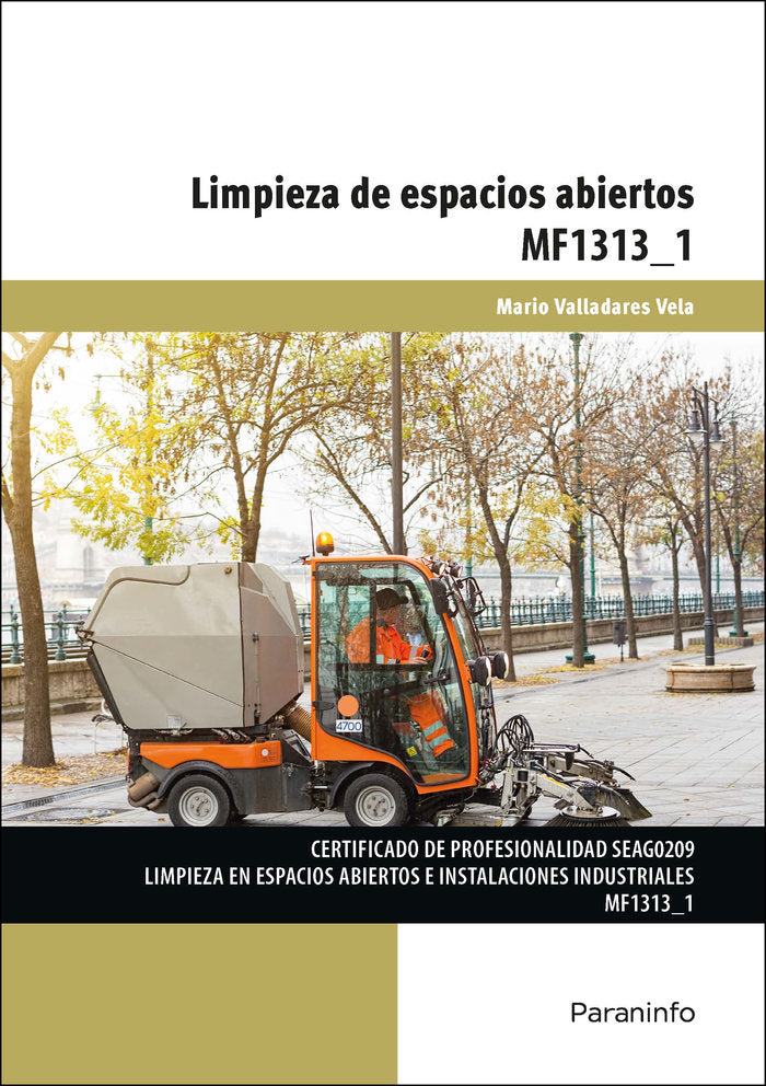 Limpieza de espacios abiertos, de VALLADARES VELA, MARIO | portada del libro