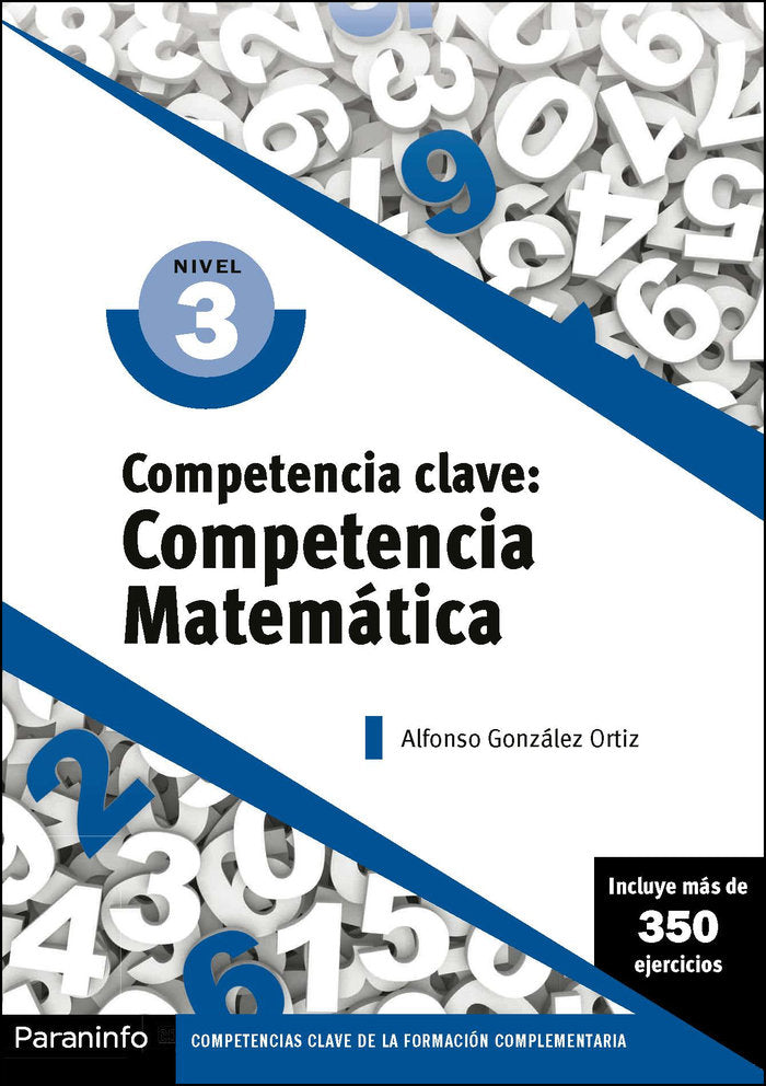 Competencia clave: Competencia Matemática Nivel 3, de GONZÁLEZ ORTIZ, ALFONSO | portada del libro