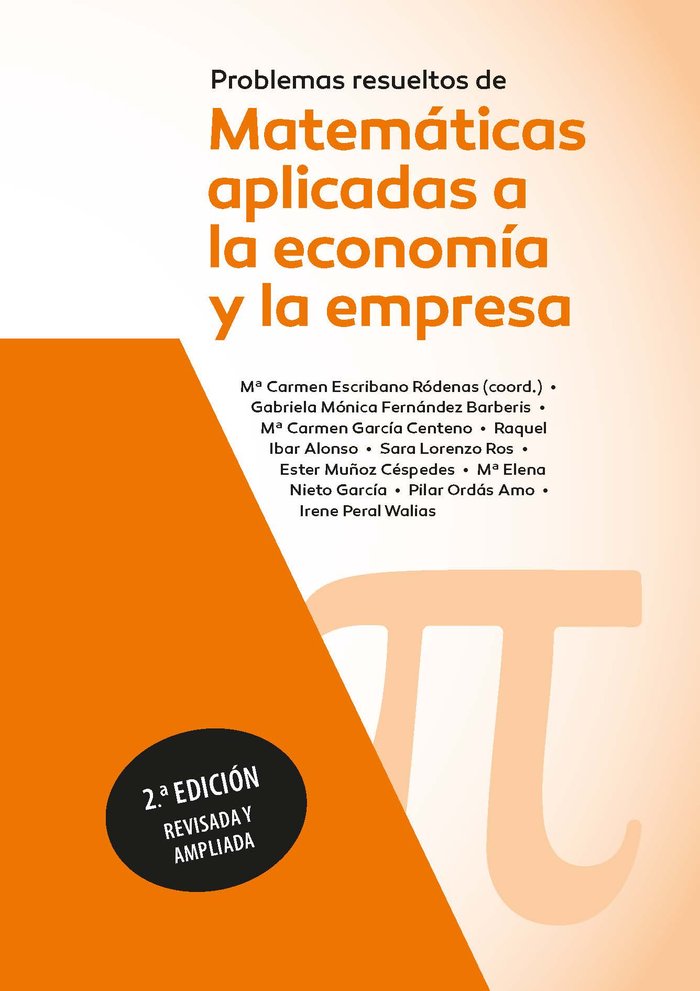 PROBLEMAS RESUELTOS DE MATEMATICAS APLICADAS A LA ECONOMIA Y, de NIETO GARCIA, MARIA ELENA | portada del libro