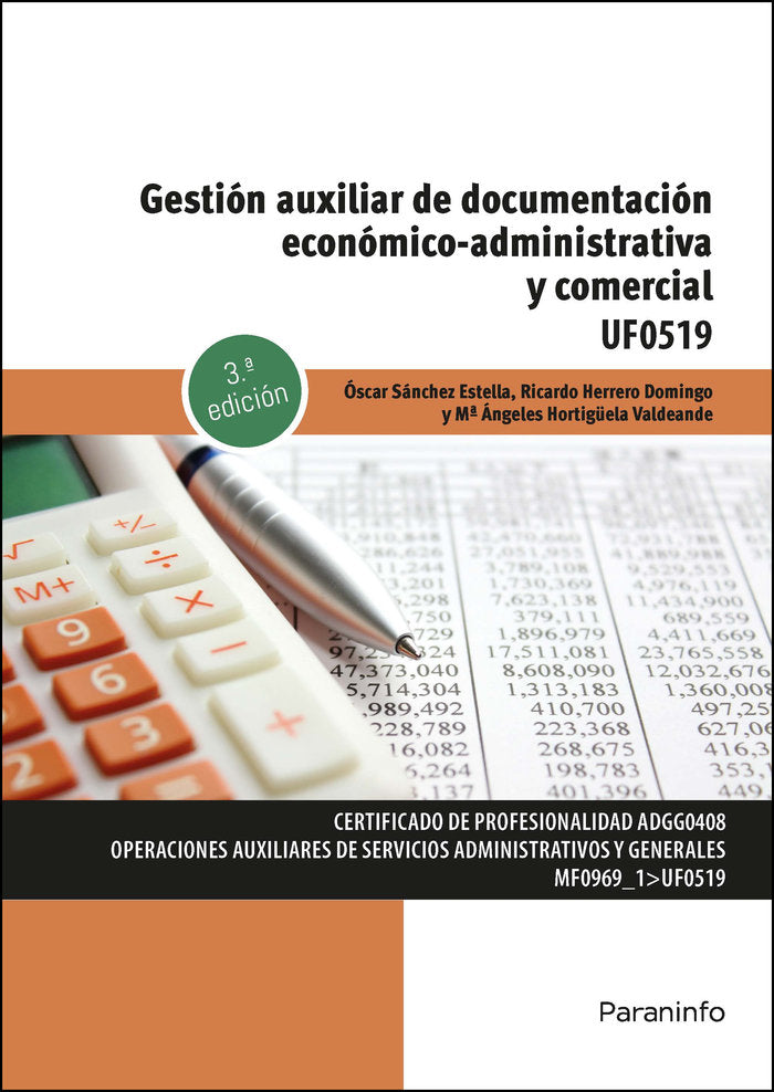 GESTION AUXILIAR DE DOCUMENTACION ECONOMICO-ADMINISTRATIVA Y, de HERRERO DOMINGO, RICARDO | portada del libro