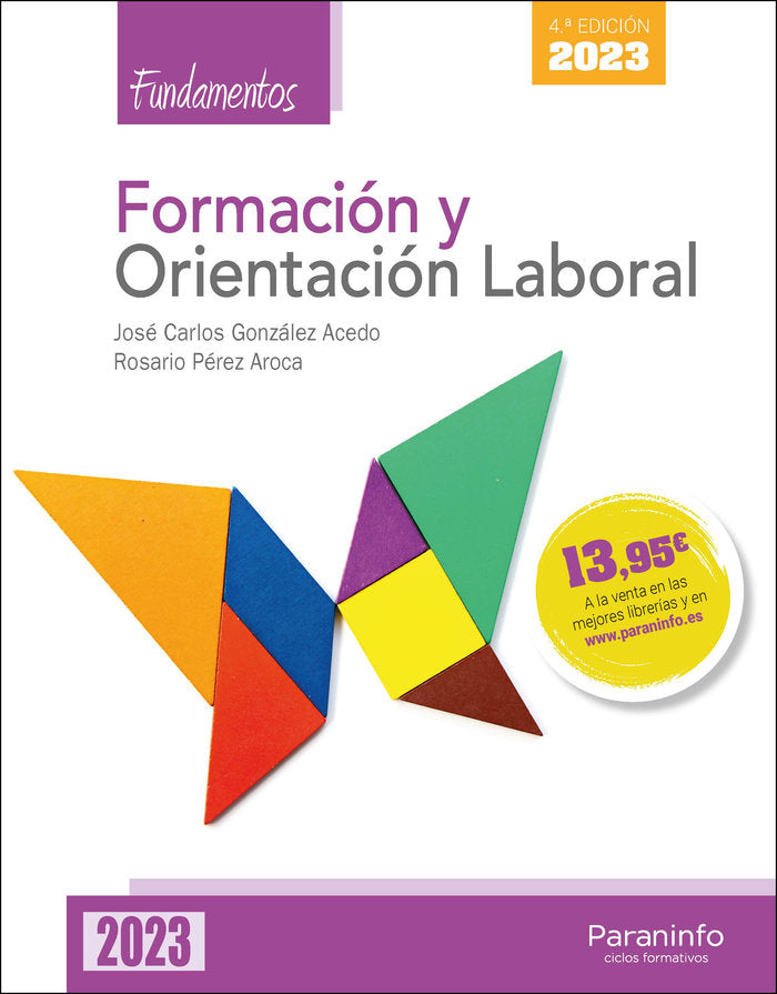 FORMACION Y ORIENTACION LABORAL FUNDAMENTOS 2023 4ºEDIC, de GONZALEZ ACEDO, JOSE CARLOS | portada del libro