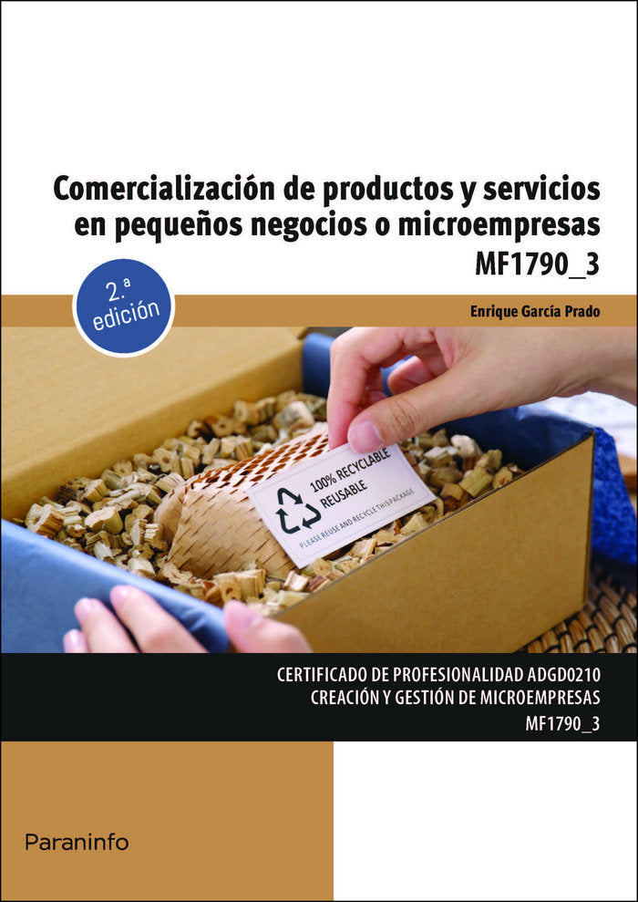 COMERCIALIZACION DE PRODUCTOS Y SERVICIOS EN PEQUEÑOS NEGOCI, de GARCIA PRADO, ENRIQUE | portada del libro