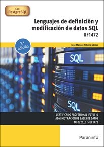 LENGUAJES DE DEFINICION Y MODIFICACION DE DATOS SQL, de PIÑEIRO GOMEZ, JOSE MANUEL | portada del libro