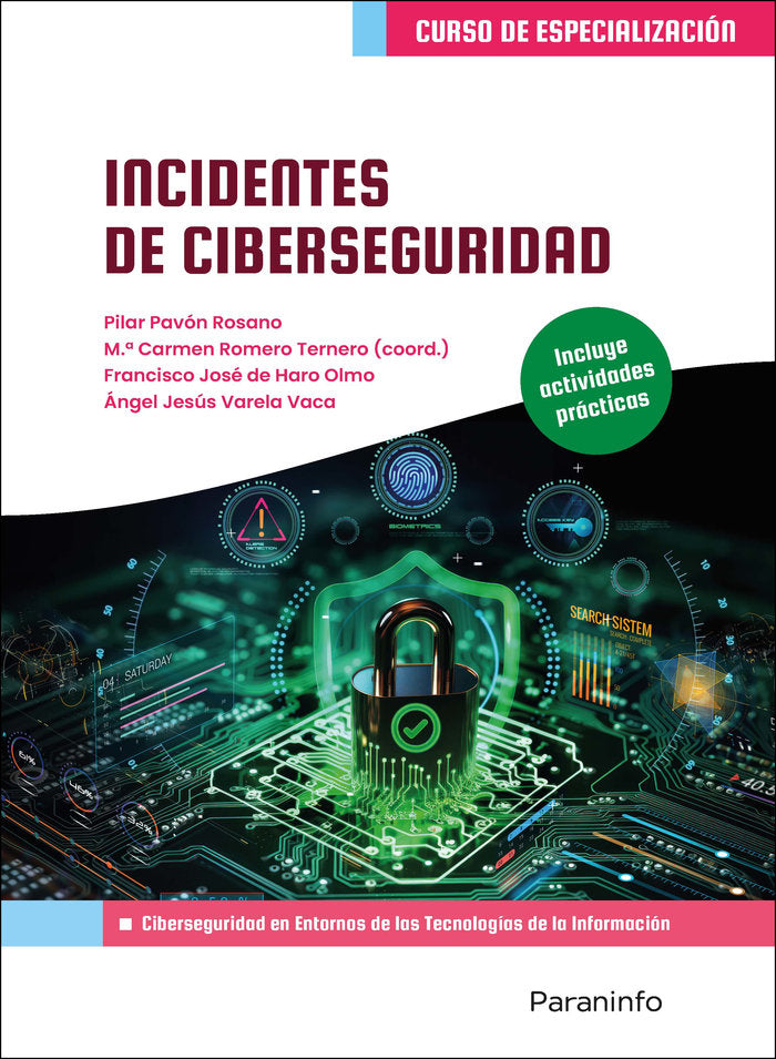 INCIDENTES DE CIBERSEGURIDAD, de VARELA VACA, ANGEL JESUS | portada del libro