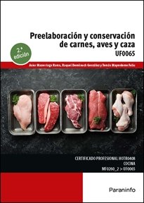 PREELABORACION Y CONSERVACION DE CARNES AVES Y CAZA, de MAZORRIAGA RAMA, ASIER | portada del libro