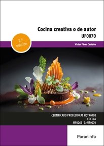COCINA CREATIVA O DE AUTOR, de PEREZ CASTAÑO, VICTOR | portada del libro