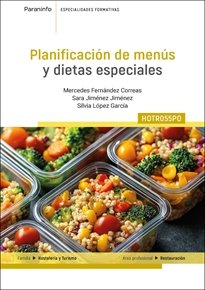 PLANIFICACION DE MENUS Y DIETAS ESPECIALES, de FERNANDEZ CORREAS, MERCEDES | portada del libro