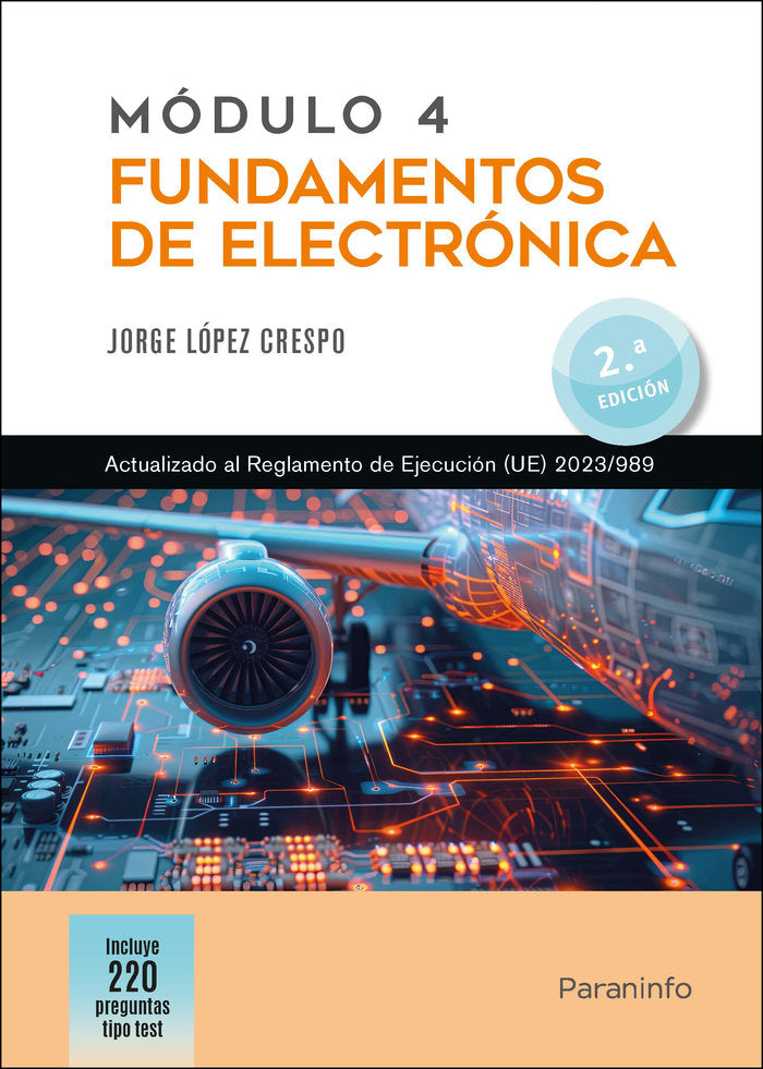 MODULO 4. FUNDAMENTOS DE ELECTRONICA 2.ª EDICION, de LOPEZ CRESPO, JORGE | portada del libro