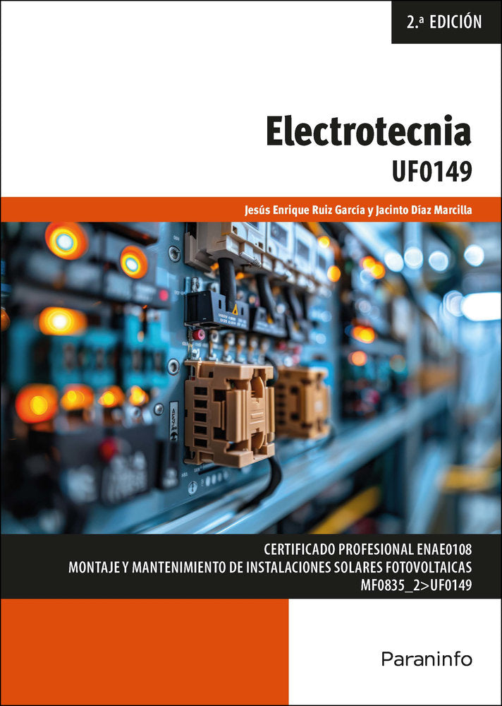 ELECTROTECNIA, de RUIZ GARCIA, JESUS ENRIQUE | portada del libro