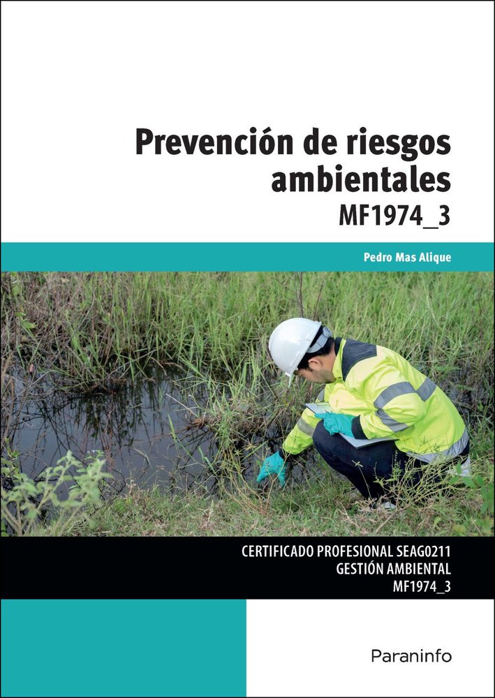 PREVENCION DE RIESGOS AMBIENTALES, de MAS ALIQUE, PEDRO | portada del libro