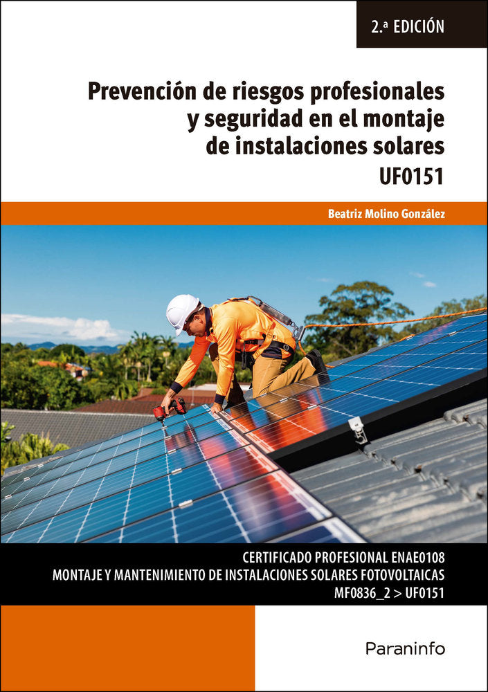 PREVENCION DE RIESGOS PROFESIONALES Y SEGURIDAD EN EL MONTAJE DE INSTALACIONES S, de MOLINO GONZALEZ, BEATRIZ | portada del l
