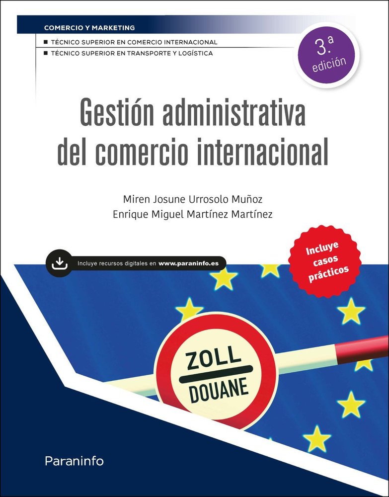 GESTION ADMINISTRATIVA DEL COMERCIO INTERNACIONAL 3.ª EDICION 2026, de URROSOLO MUÑOZ, MIREN JOSUNE | portada del libro
