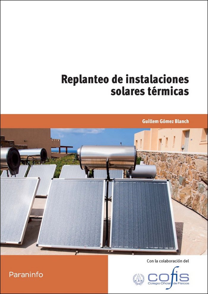 Replanteo de instalaciones solares térmicas, de GÓMEZ BLANCH, GUILLEM | portada del libro